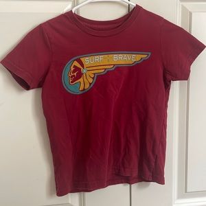 surfing cowboys baby tee